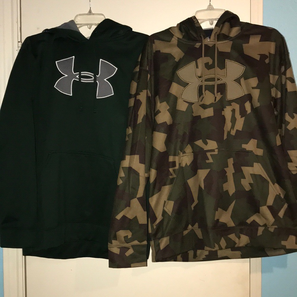 2 Men’s Under Armour Hoodies